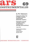Concerto D-Dur, TWV 54:D1 : Für 2 Flöten, Violine, Violoncello, Streicher und Basso Continuo.