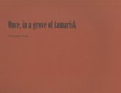 Once, In A Grove of Tamarisk : For Percussion Trio.