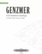 Fünf Geistliche Gesänge, GeWV 79 : Für Sopran (Oder Tenor) und Orgel (1987).