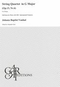 String Quartet In G Major, Op. 13 Nr. 6 / edited by Alejandro Garri.