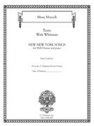New New York Songs : For SSA Treble Chorus and Piano.