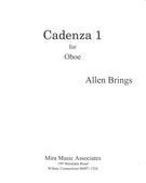 Cadenza 1 : For Oboe (2018).