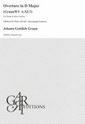 Overture In D Major, GraunWV A:XI:7 : For Strings and Basso Continuo / Ed. Alejandro Garri.