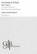 Trio Sonata In D Major, QV 2:Anh.7 : For 2 Transverse Flutes and Basso Continuo.