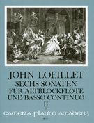 Six Sonatas 4-6 : For Treble Recorder (Flute,Ob) & B.C.