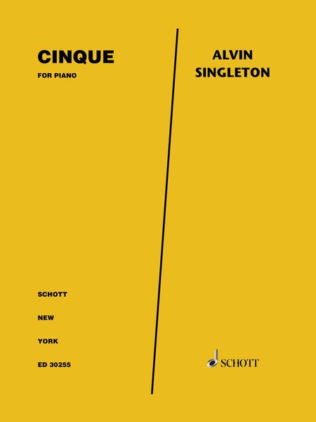 Cinque : For Piano (1969).