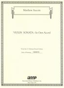 Violin Sonata : Its Own Accord (2016).