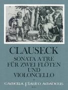 Sonata A Tre In G-Dur : Für Zwei Querflöten und Violoncello.