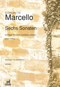 Sechs Sonaten : Übertragen Für Fagott (Posaune) und Basso Continuo / Ed. Andrew Kohn.
