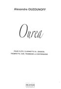 Ourea : Pour Flute, Hautbois, Clarinette, Basson, Trompette, Cor, Trombone et Contrebasse.