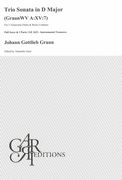 Trio Sonata In D Major (GraunWV A:XV:7) : For 2 Transverse Flutes and Basso Continuo.