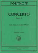 Concerto, Op. 8 : For Violin and Piano / edited by Tyrone Greive.