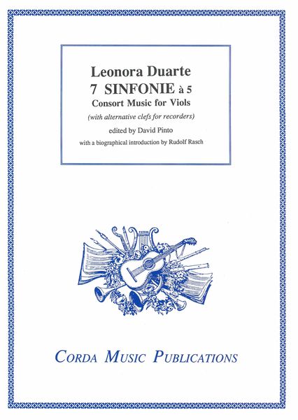 7 Sinfonie A 5 : Consort Music In Five Parts For Viols (With Alternative Clefs For Recorders).