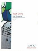 Four Miniatures : For Soprano and Percussion Quartet (2015).