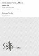 Violin Concerto In A Major, Dout 110 : For Violin, Strings and Basso Continuo / Ed. Alejandro Garri.