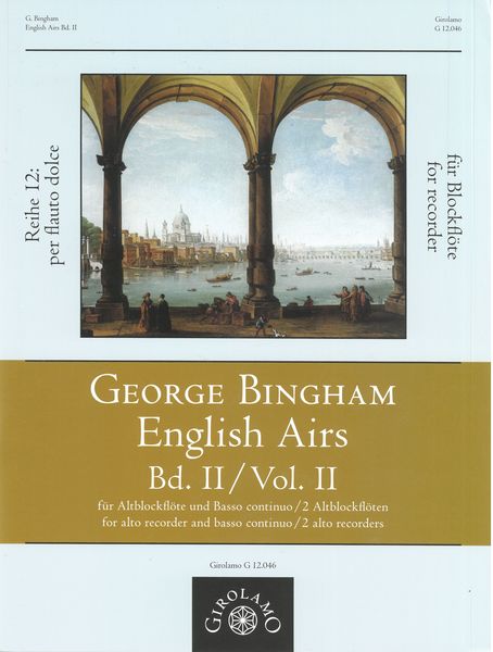 English Airs, Vol. II : For Alto Recorder and Basso Continuo Or 2 Alto Recorders.