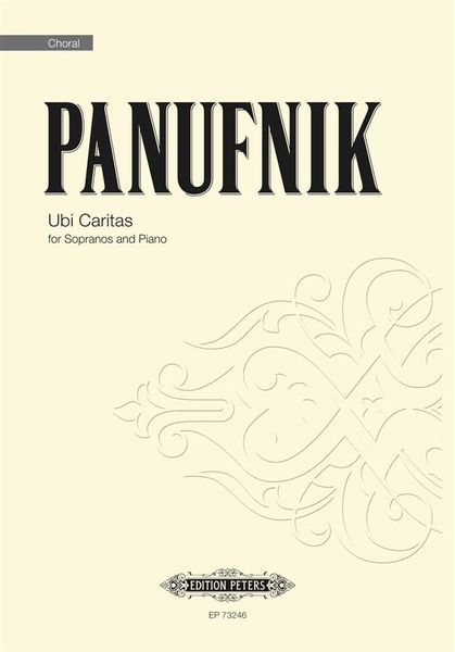 Ubi Caritas : For Sopranos and Piano.