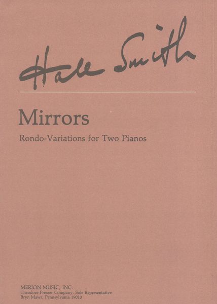 Mirrors : Rondo Variations For Two Pianos (1988).