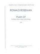 Psalm 27 : For Bass Voice, Oboe and Strings (1991).