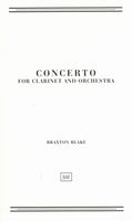 Concerto : For Clarinet and Orchestra (2014).