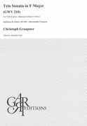 Trio Sonata In F Major, GWV 210 : For Viola d'Amore, Chalumeau and Basso Continuo.