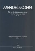 Die Erste Walpurgisnacht = The First Walpurgis Night, Op. 60 / edited by R. Larry Todd.