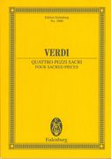 Quattro Pezzi Sacri : For Chorus and Orchestra.