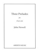 Three Preludes : For Flute Solo (2011).
