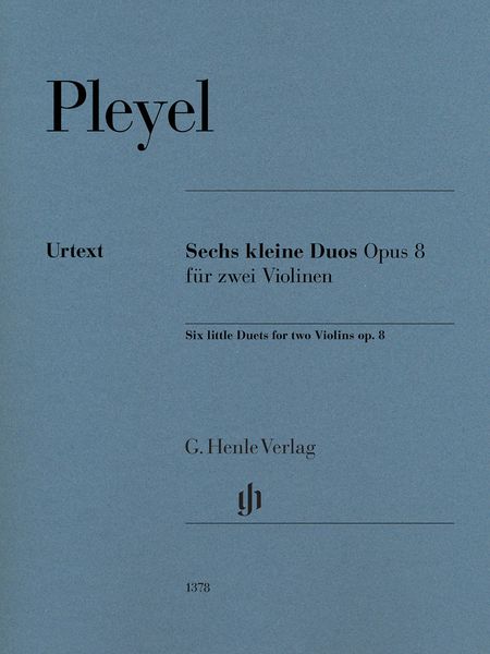 Sechs Kleine Duos, Op. 8 : Für Zwei Violinen / edited by Norbert Gertsch.