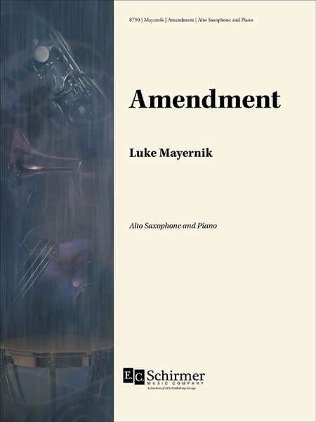 Amendment : For Alto Saxophone and Piano.