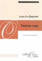 Tantum Ergo : A 5 Voci Con 5 Instromenti.