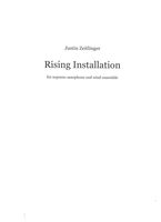 Rising Installation : For Soprano Saxophone and Wind Ensemble (2019).