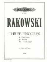 Three Encores : For Voice and Piano (1991).