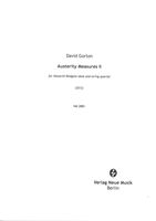 Austerity Measures II : For Howart-Redgate-Oboe and String Quartet (2012).