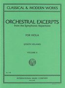 Orchestral Excerpts For Viola, Vol. II.