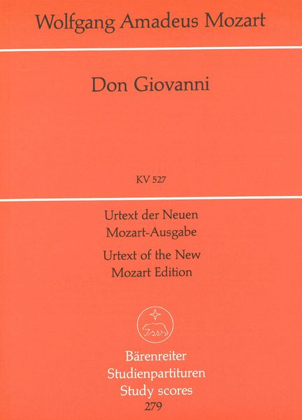 Don Giovanni, K. 527 / edited by Wolfgang Plath and Wolfgang Rehm.