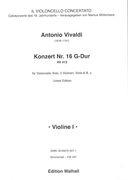 Konzert Nr. 16 G-Dur, RV 413 : Für Violoncello Solo, 2 Violinen, Viola & Basso Continuo.