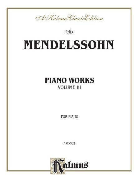 Piano Works, Vol. 3.