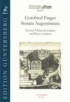 Sonata Augustiniana : Für Zwei Violen Da Gamba und Basso Continuo.