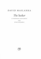 Seeker : A Symphonic Movement For Wind Ensemble (2016).