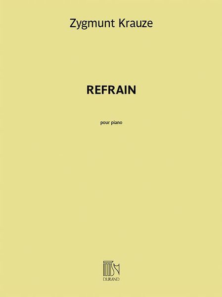 Refrain : Pour Piano (1993).