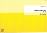 Capriccio Per Goldner : Für Tenorblockflöte und Violine (2016-17).