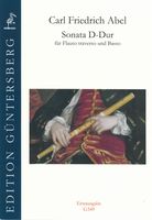 Sonata D-Dur : Für Flauto Traverso und Basso / Ed. Günter and Leonore von Zadow.