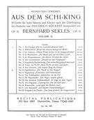 Aus Dem Schi-King, Op. 15 : For Voice & Piano - Vol. II, Nos. 10-18.