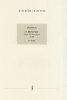 In Memoriam, Op. 65 : Adagio For Violin and Orchestra - Piano reduction.