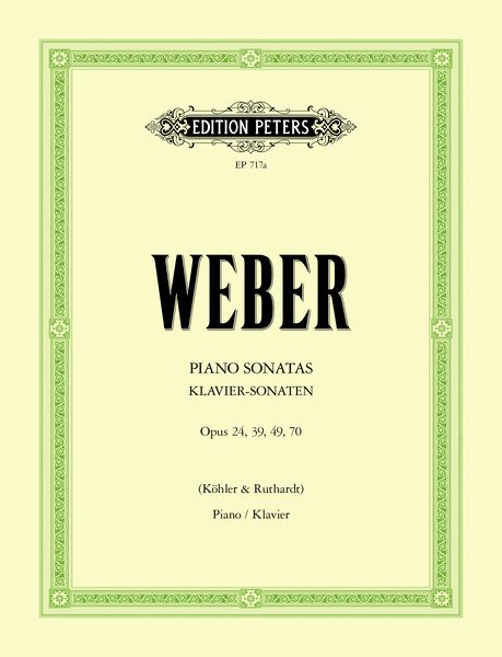 Piano Works, Vol. 1 : Sonatas / edited by Ruthardt Koehler.