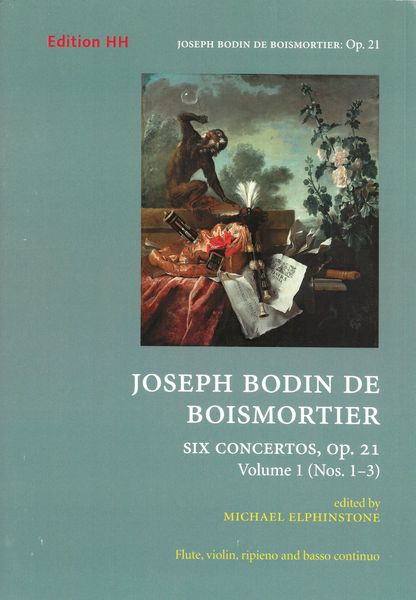 Six Concertos, Op. 21, Vol. 1 (Nos. 1-3) : For Flute, Violin, Ripieno and Basso Continuo.