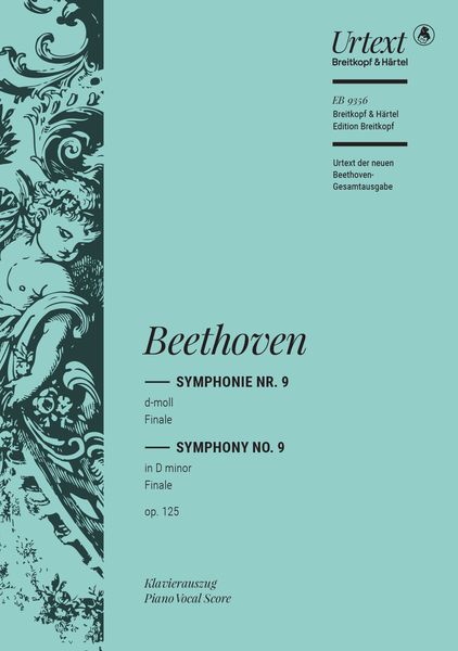 Symphonie Nr. 9 D-Moll, Op. 125 - Finale / Piano-Vocal Score by Carl Reinecke.
