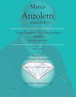 Viola Concerto No. 1 In F Minor : For Viola and Piano (1900) / Prepared by Kenneth Martinson.