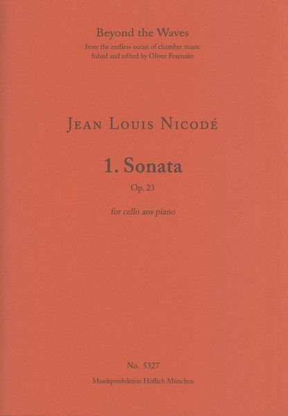 1. Sonata, Op. 23 : For Cello and Piano.